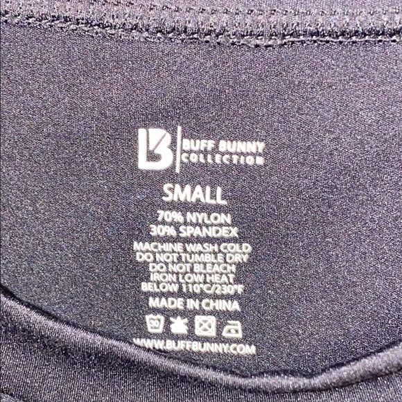 BuffBunny Collection Small Black Long Sleeve Bodycon Top - Picture 3 of 15